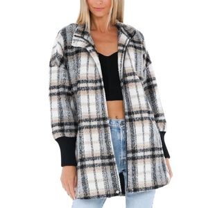 BB Dakota by Steve Madden Plaid Shacket